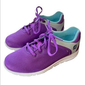 FootJoy golf shoes, Purple, NWOT, Girl’s size 2